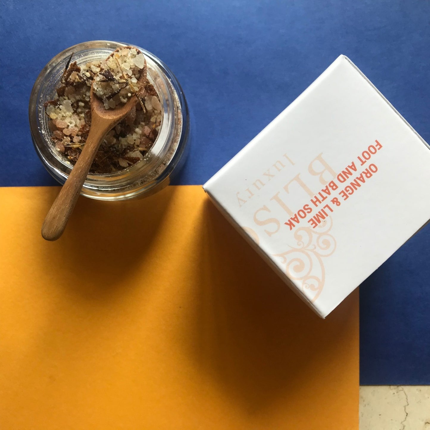 BLISCENT Orange & Lime Bath and Foot Soak