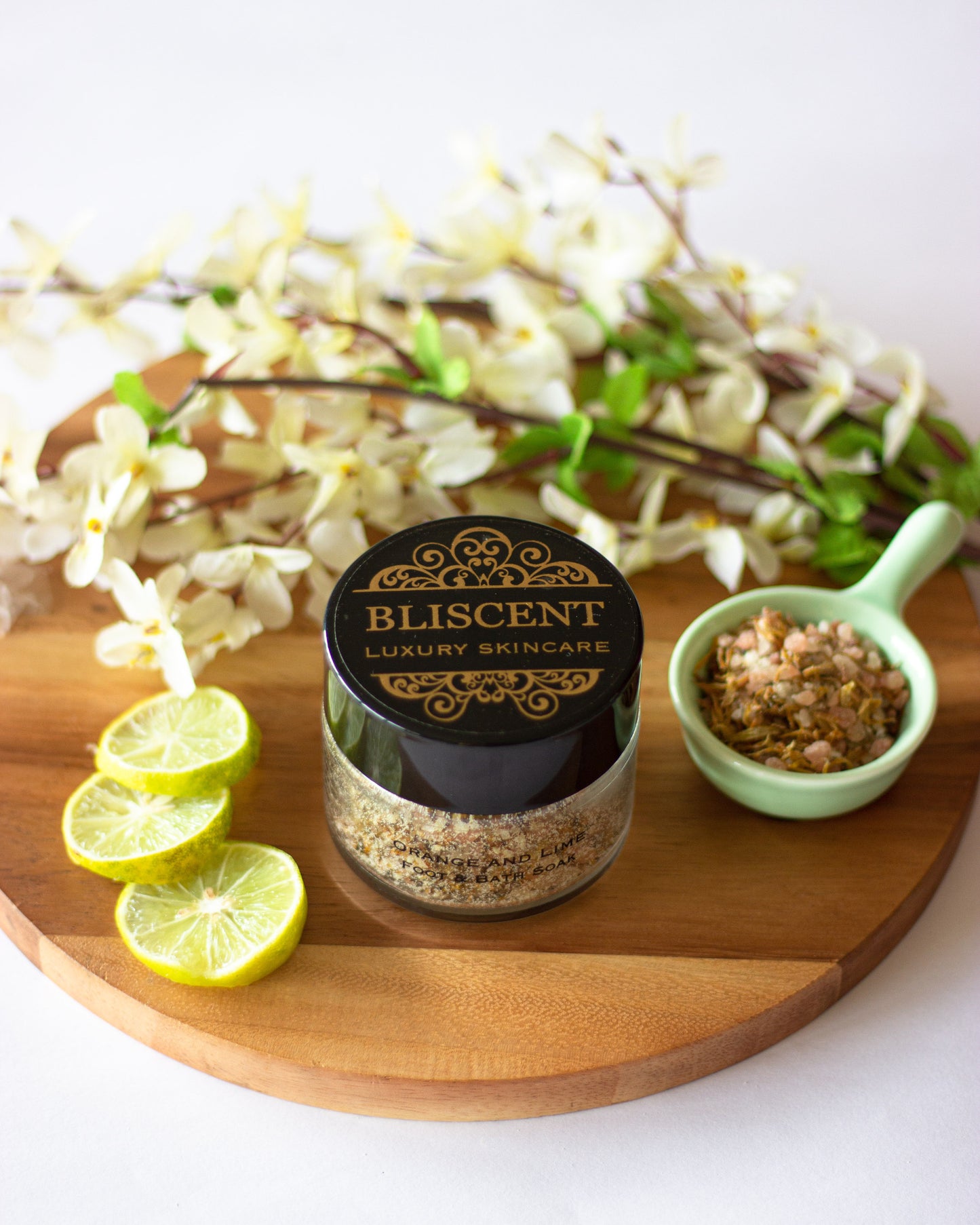 BLISCENT Orange & Lime Bath and Foot Soak