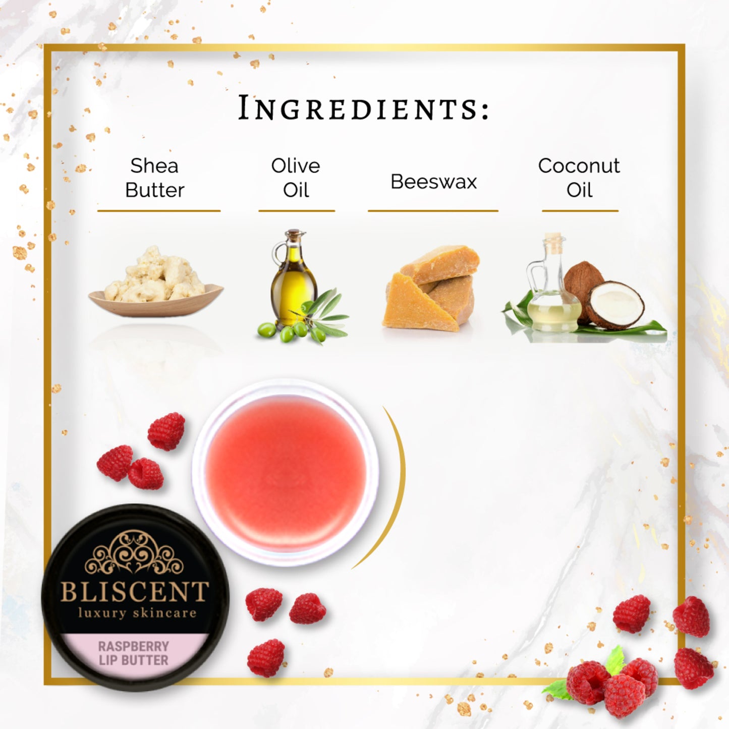 BLISCENT Raspberry Lip Butter