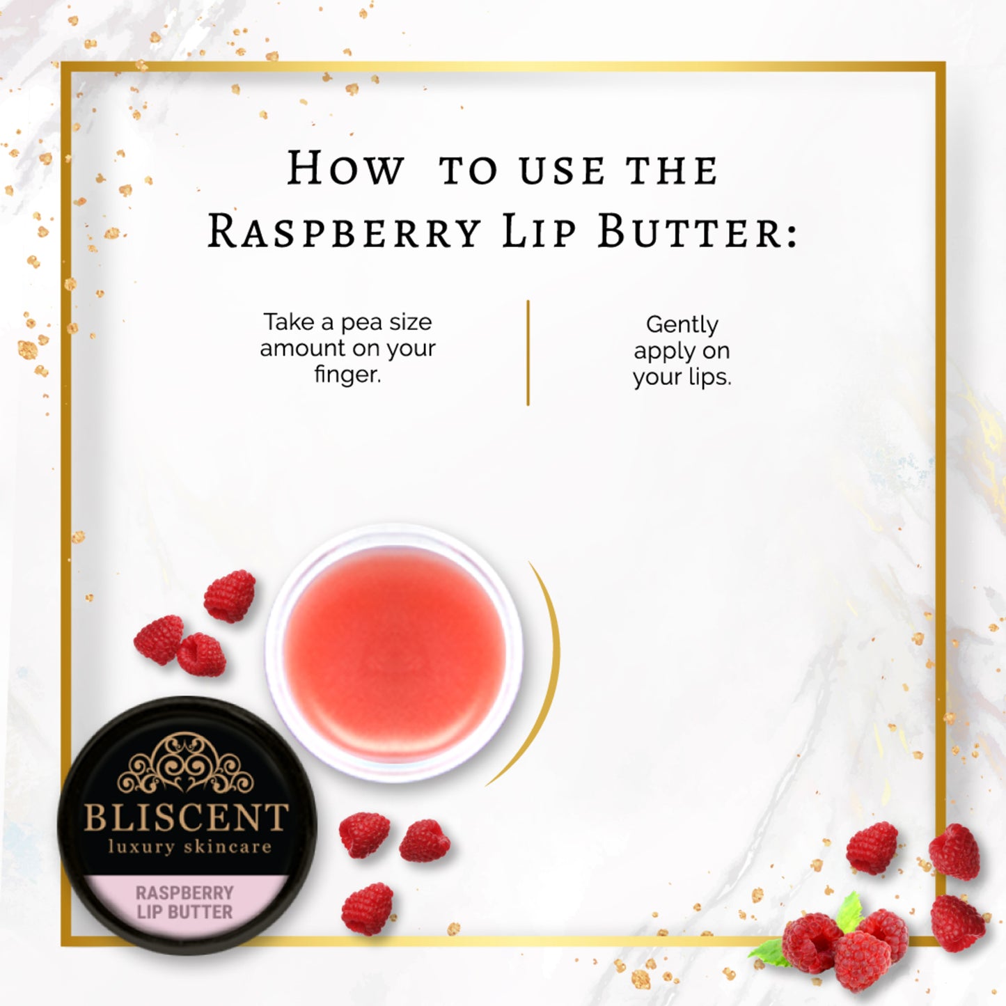 BLISCENT Raspberry Lip Butter