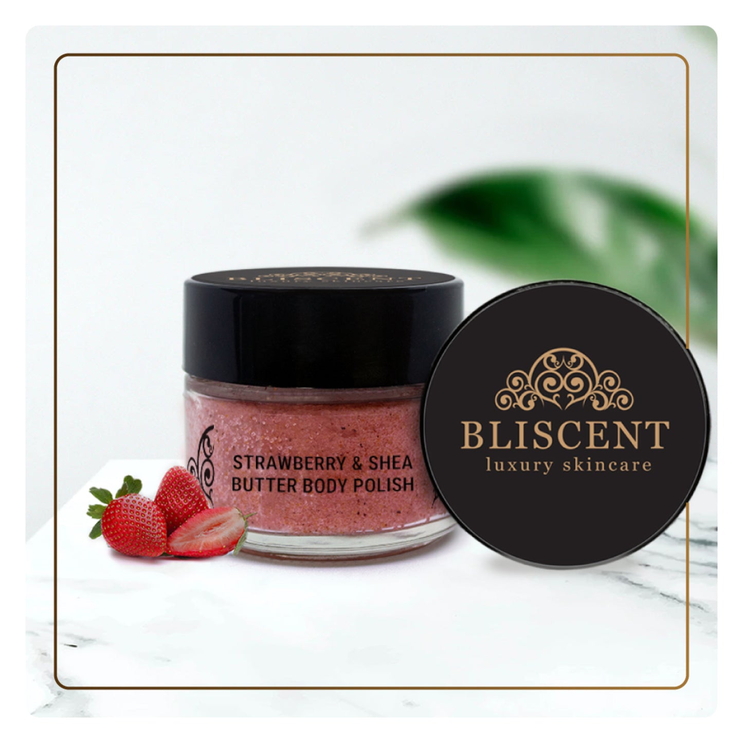 BLISCENT Strawberry & Shea Butter Body Polish