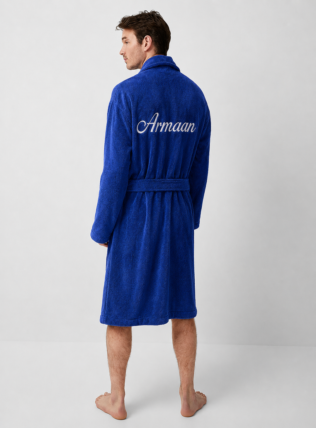 Terry cotton bathrobe