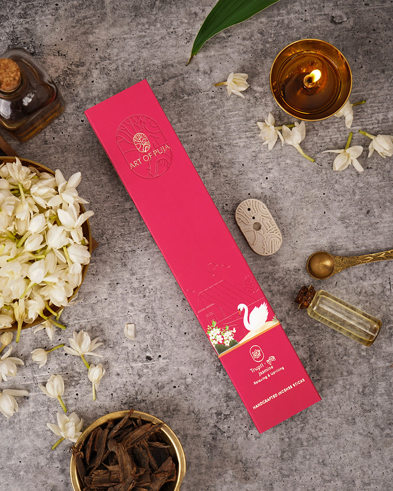 Jasmine Handcrafted Incense Sticks | Trupti तृप्ति