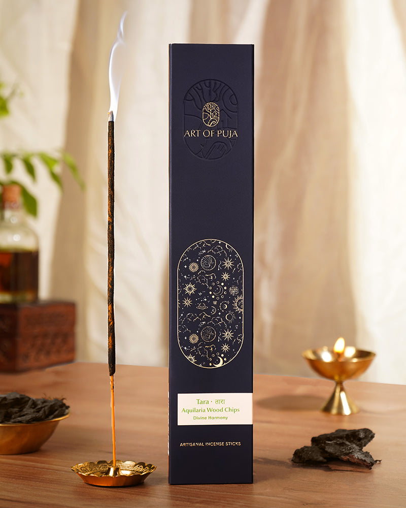 Aquilaria Wood Chips Artisanal Incense Sticks| Oudh | Tara तारा