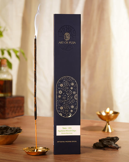 Aquilaria Wood Chips Artisanal Incense Sticks| Oudh | Tara तारा