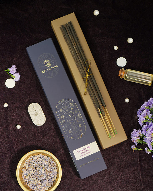 Lavender Artisanal Incense Sticks | Chandra चंद्रा