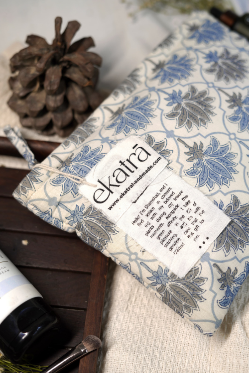 Sustainable Cotton Large Pouch by Ekatra