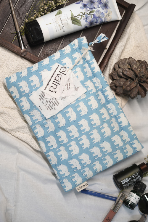 Sustainable Cotton Large Pouch by Ekatra