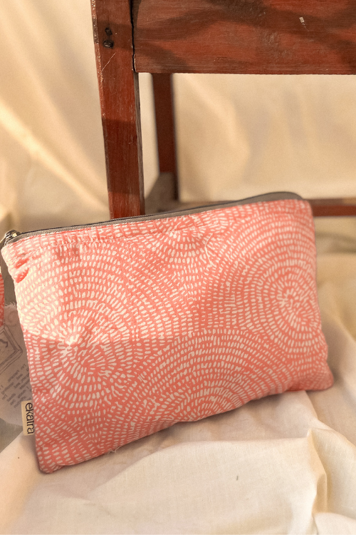 Sustainable Cotton Large Pouch by Ekatra