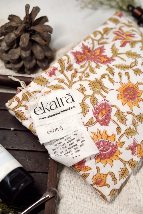 Sustainable Cotton Large Pouch by Ekatra