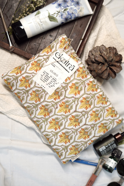 Sustainable Cotton Large Pouch by Ekatra