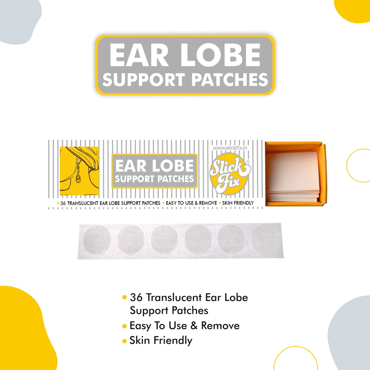 Ear Lobe Support Patches