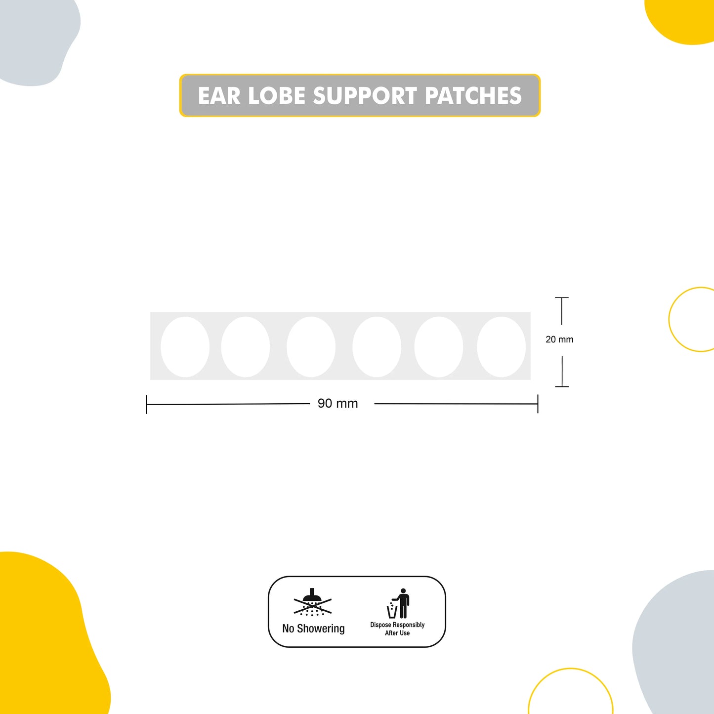 Ear Lobe Support Patches