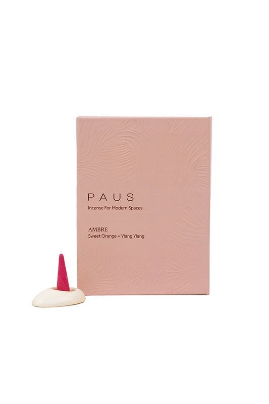 AMBRE | Sweet Orange + Ylang Ylang mood-enhancing incense cones