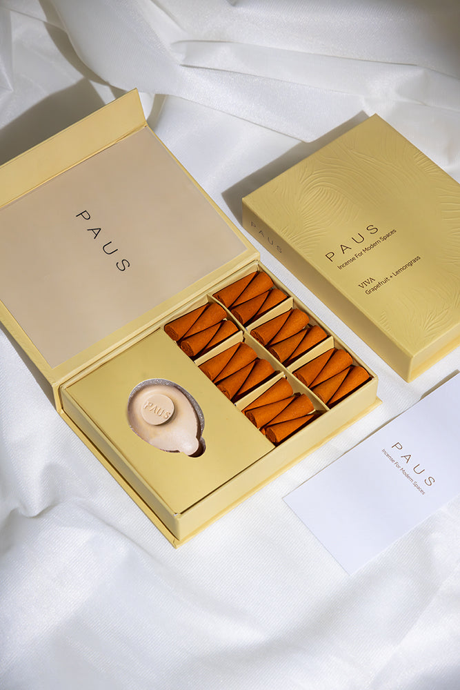 VIVA | Grapefruit + Lemongrass mood-enhancing incense cones