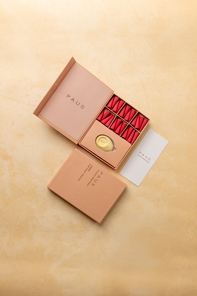AMBRE | Sweet Orange + Ylang Ylang mood-enhancing incense cones