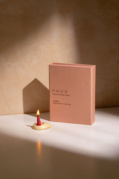 AMBRE | Sweet Orange + Ylang Ylang mood-enhancing incense cones