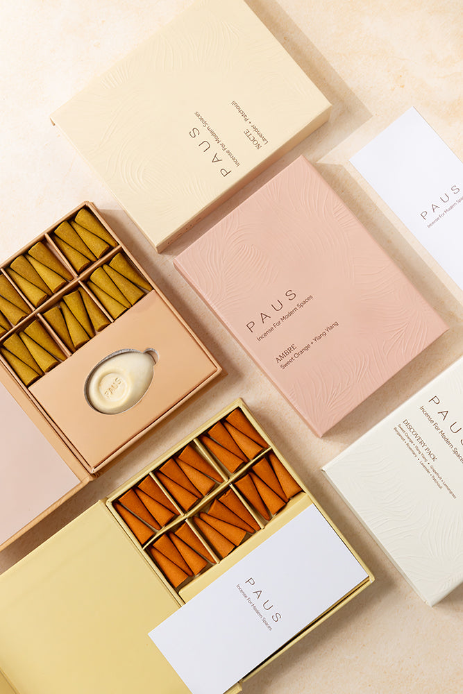 DISCOVERY PACK | Entire collection of mood-enhancing incense cones in a box