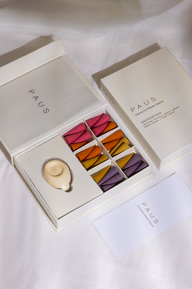 DISCOVERY PACK | Entire collection of mood-enhancing incense cones in a box