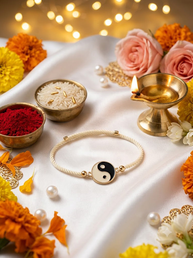 Yin Yang Baby Rakhi