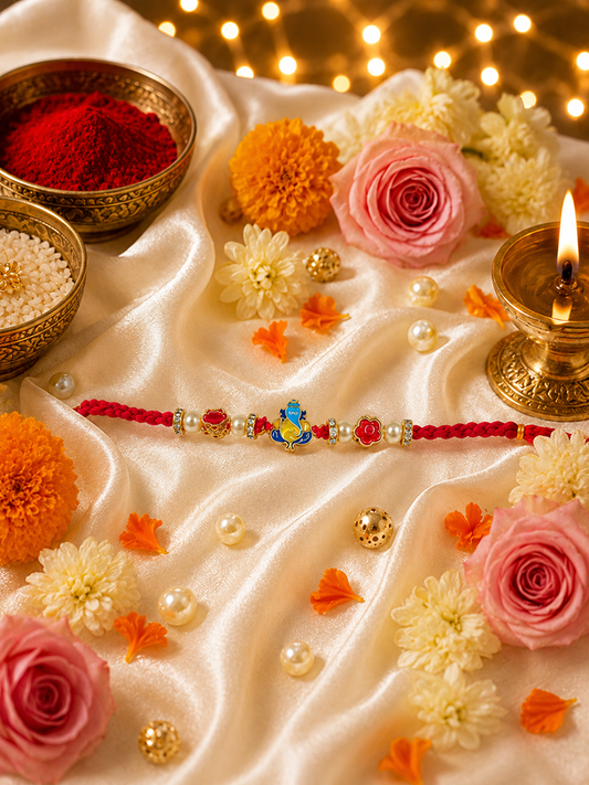 Ganesh Ji Blessings Rakhi for Bhai