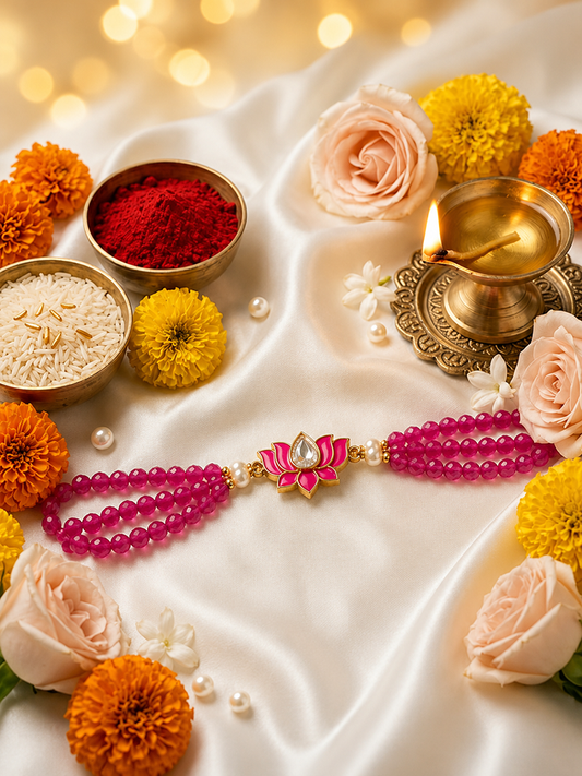 Hot Pink Kamal Bracelet for Bhabhi