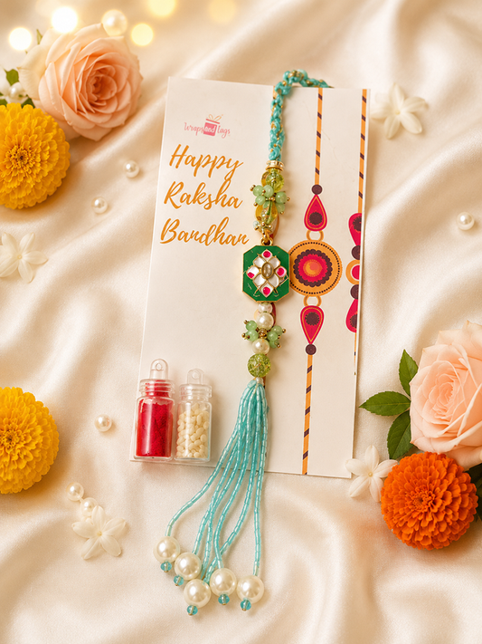 Meenakari Charm Lumba for Bhabhi