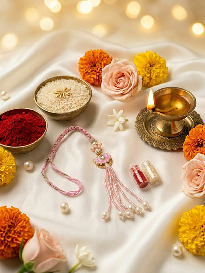 Pink Kamal Lumba for Bhabhi