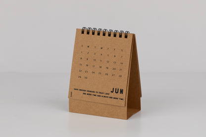 Mini Table Calendar 2025