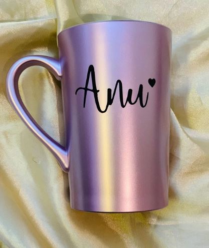 Lilac tall coffee mug