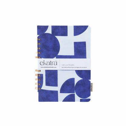 Handcrafted Sustainable A5 Wire Bound ruled 100 GSM paper Journal by Ekatra