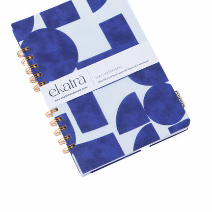 Handcrafted Sustainable A5 Wire Bound ruled 100 GSM paper Journal by Ekatra