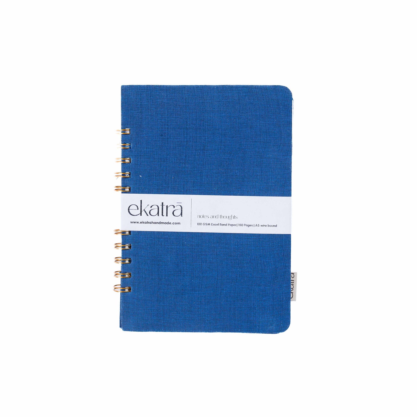 Handcrafted Sustainable A5 Wire Bound ruled 100 GSM paper Journal by Ekatra