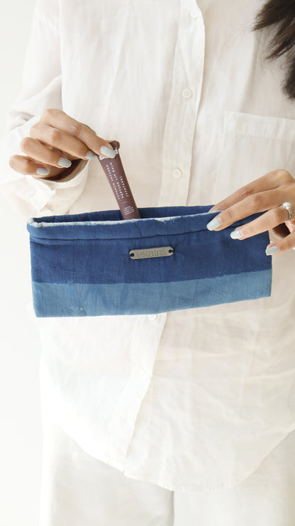 Sustainable Cotton Travel Pouch/Organizer by Ekatra - Small Pouch
