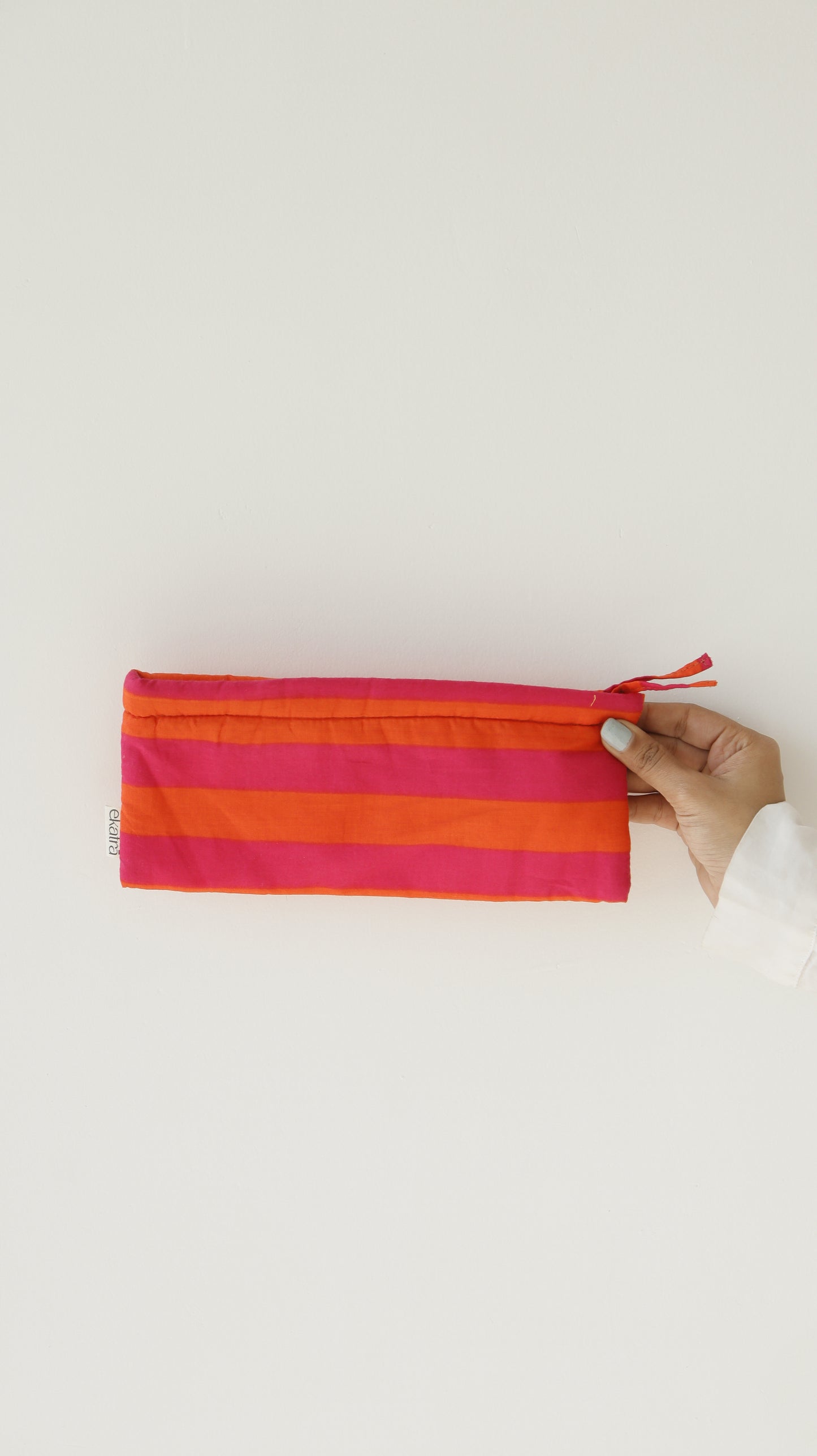 Sustainable Cotton Travel Pouch/Organizer by Ekatra - Small Pouch