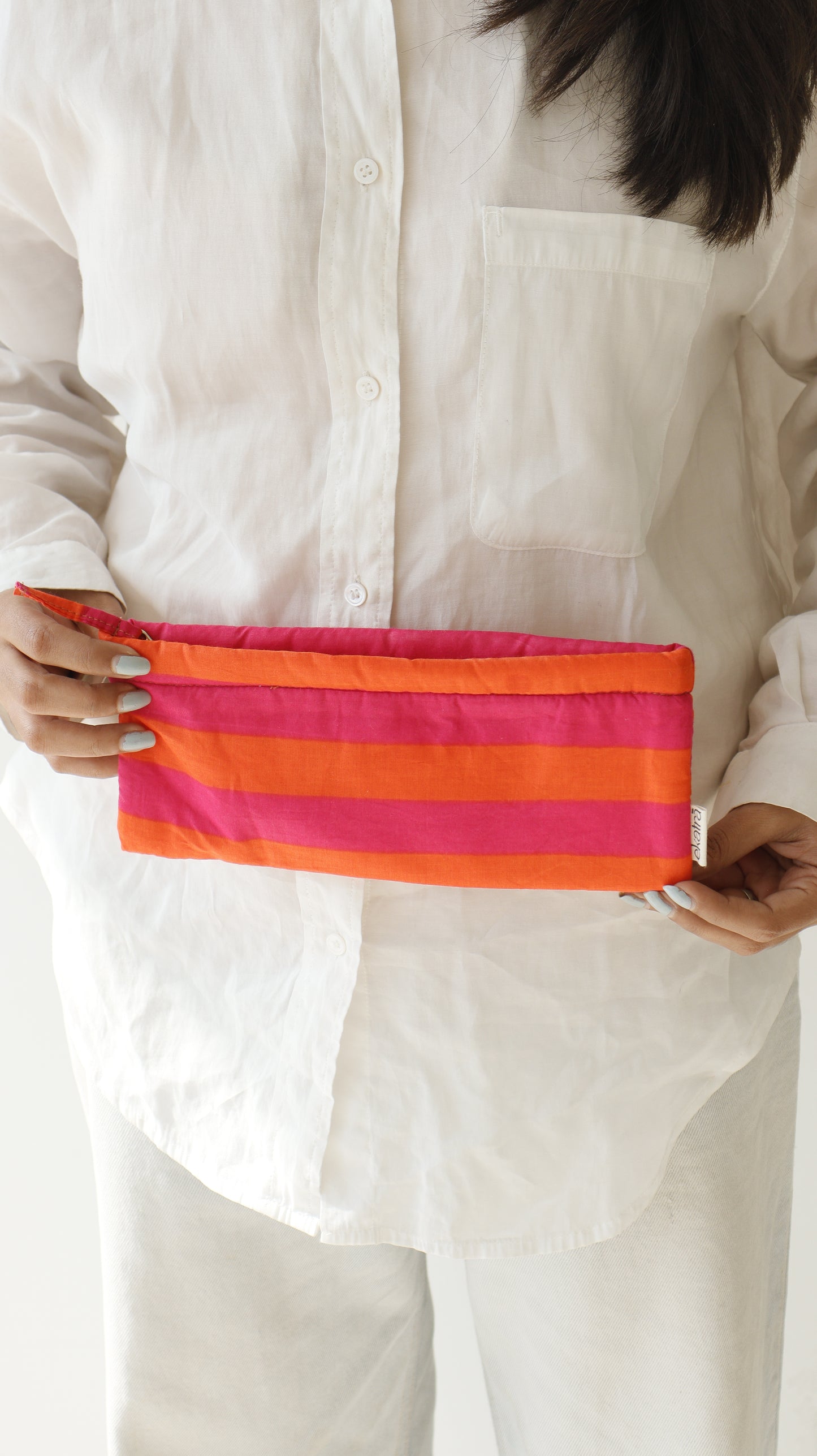 Sustainable Cotton Travel Pouch/Organizer by Ekatra - Small Pouch