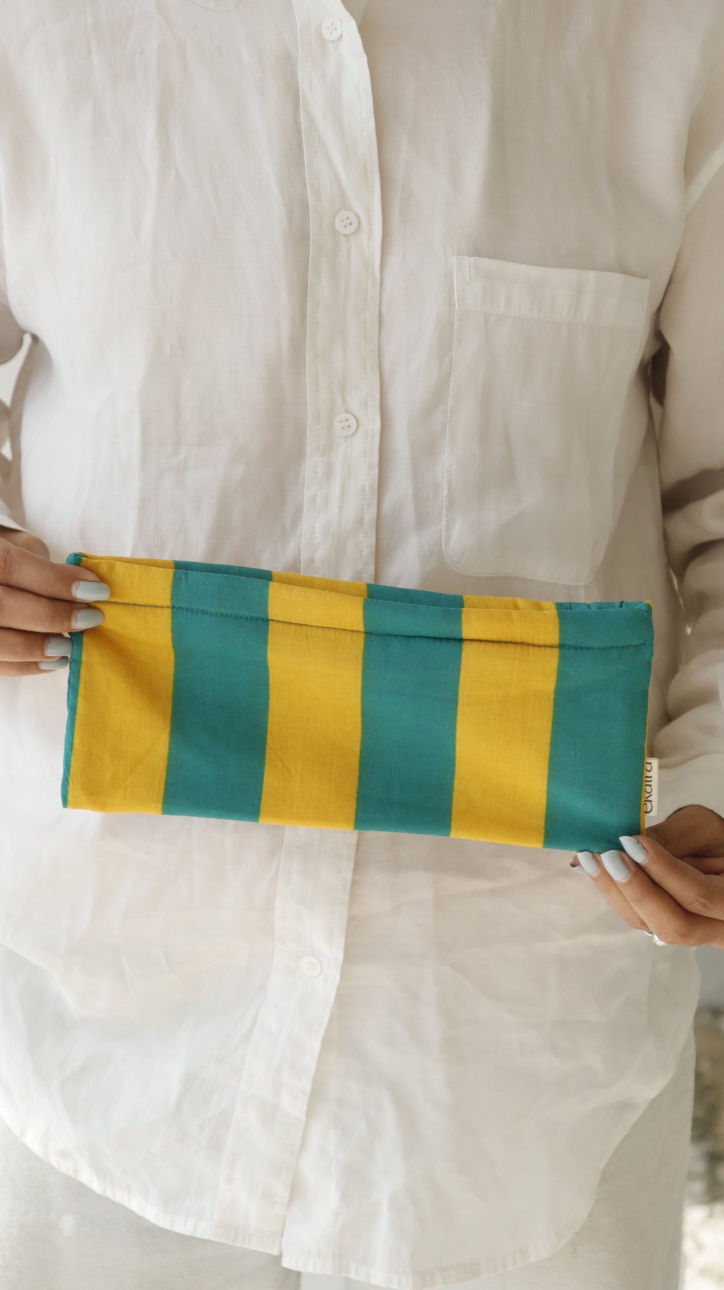 Sustainable Cotton Travel Pouch/Organizer by Ekatra - Small Pouch