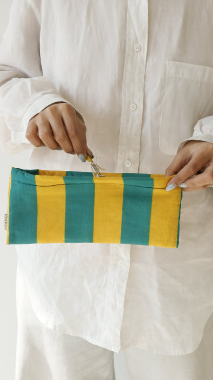 Sustainable Cotton Travel Pouch/Organizer by Ekatra - Small Pouch