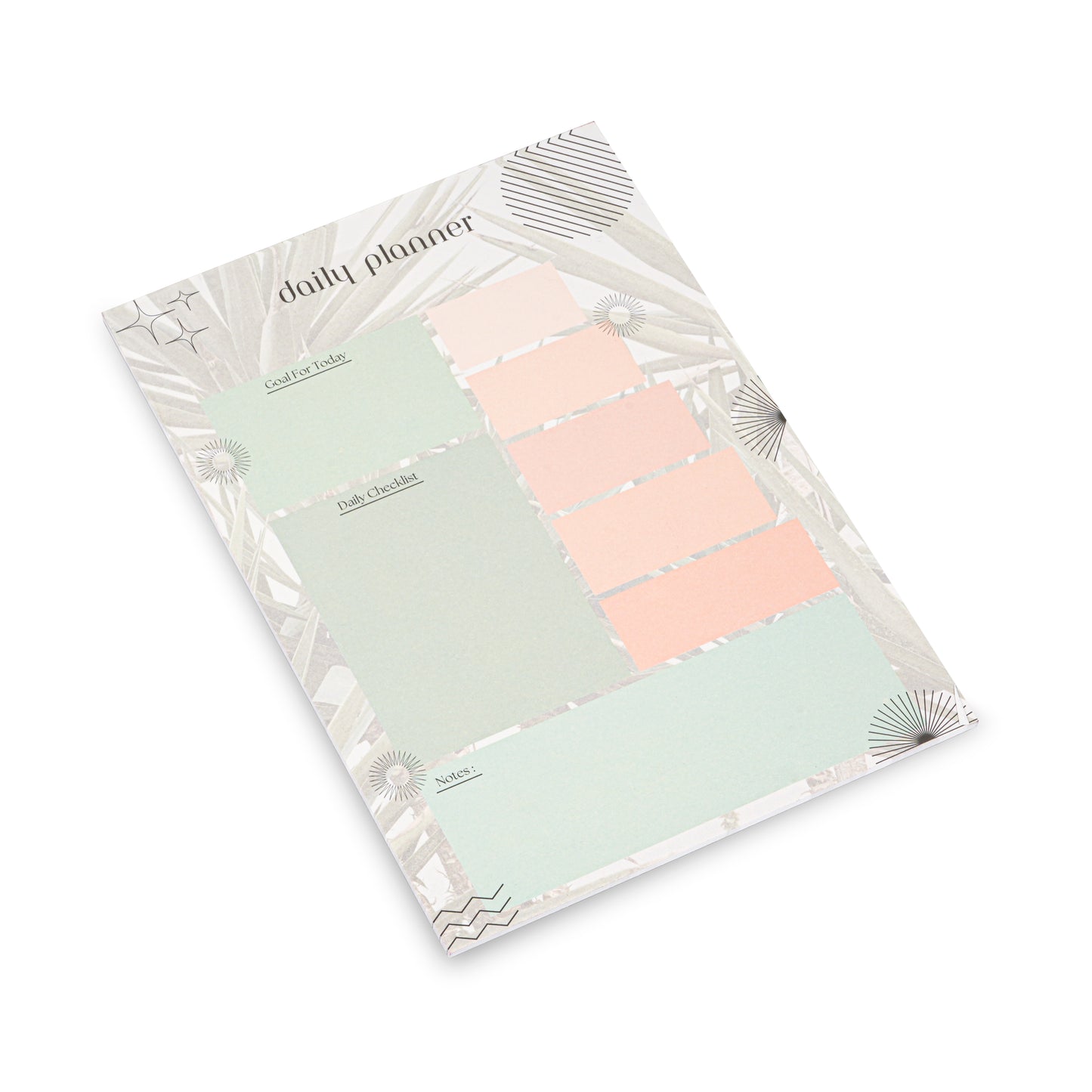 Palm Breeze Daily Planner