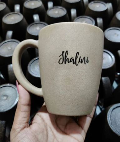 Rice husk coffee mug