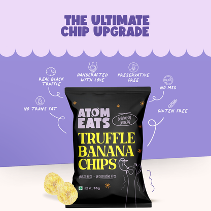 Atom Eats Truffle Banana Chips