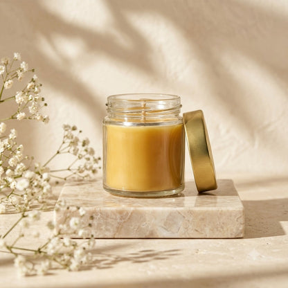 Amber Glow Hand-Poured Scented Candle