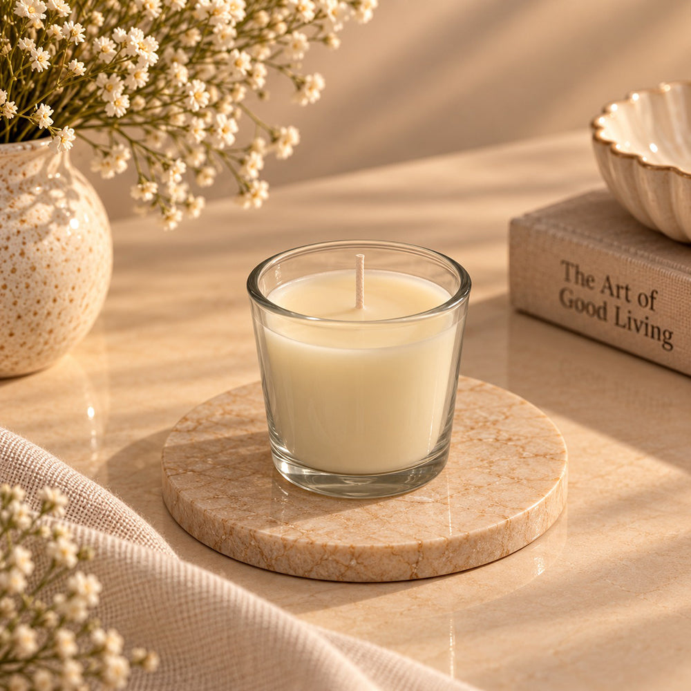 Ivory Calm Hand-Poured Candle