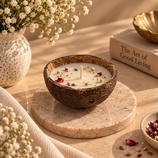 Coconut Bloom Hand-Poured Candle