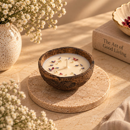 Coconut Bloom Hand-Poured Candle
