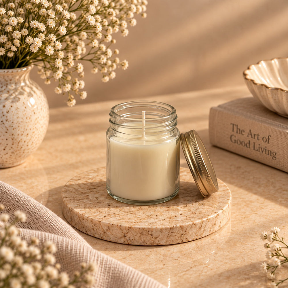 Vanilla Cream Hand-Poured Candle