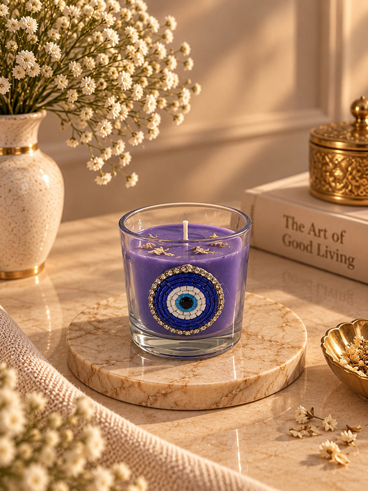 Blue Evil Eye Scented Candle