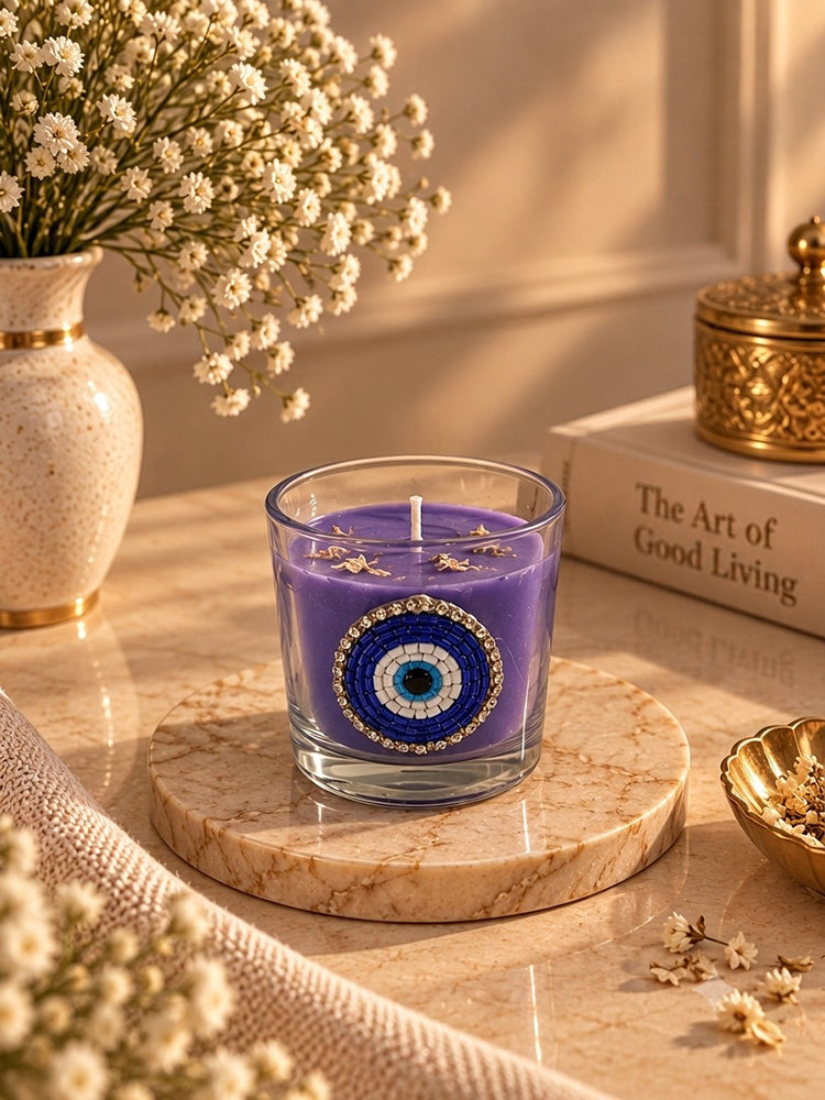 Blue Evil Eye Scented Candle