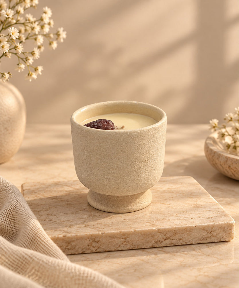 Crystal Ceramic Candle