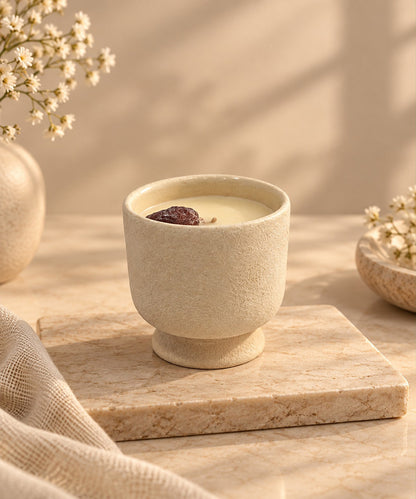 Crystal Ceramic Candle